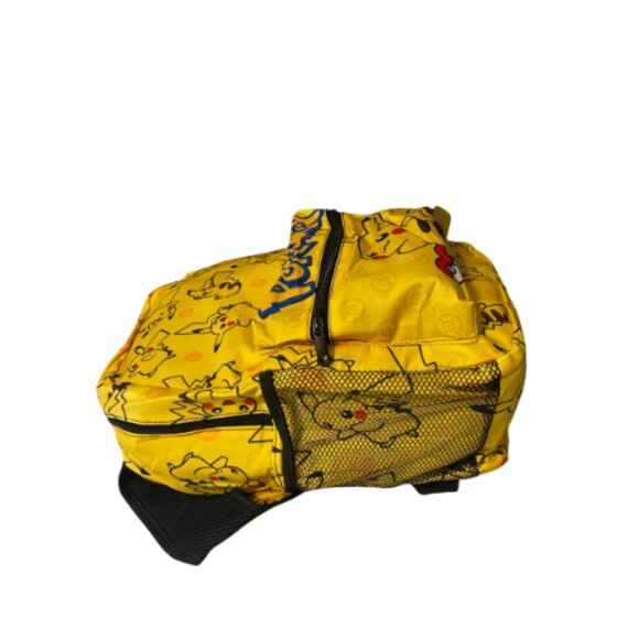 Pokémon Pikachu Backpack Yellow School Bag Bookbag Official License - Picture 2 of 5